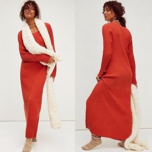 Free People Red Maxi Dress